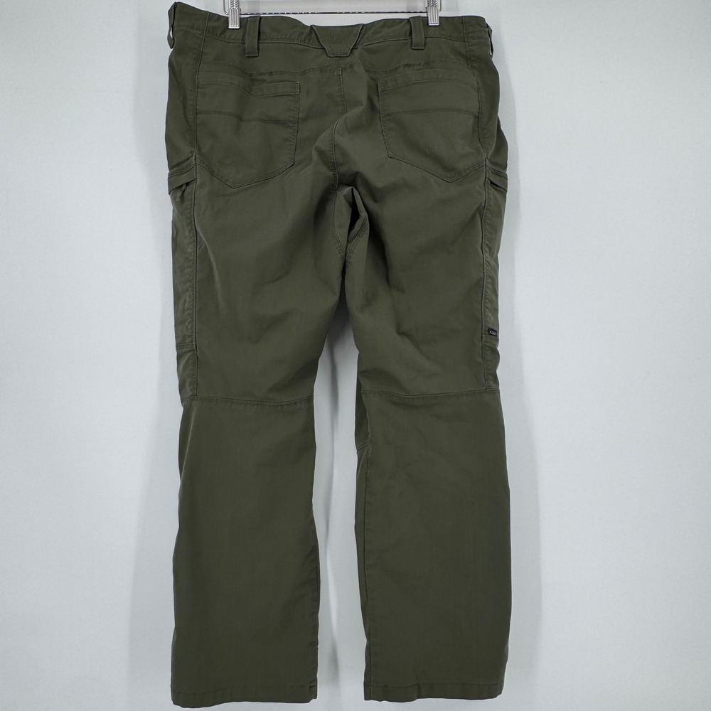5.11 Tactical Mens 42x30 Green Cotton Blend Utility Cargo Pants Ranger Green - Picture 3 of 10